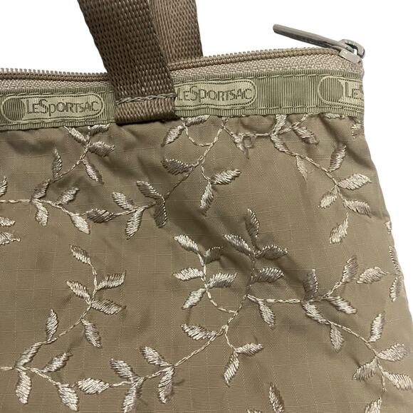 Lesportsac Cream Vine Print Tote Bag - Picture 3 of 9